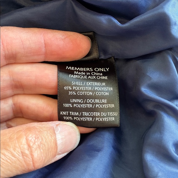 Vintage Members Only Men's Blue Jacket XL - Picture 13 of 15